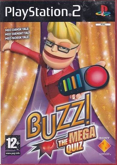 Buzz! The Mega Quiz - PS2 (Genbrug)